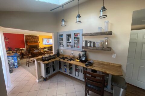 Custom Built Eatin Kitchen Corner